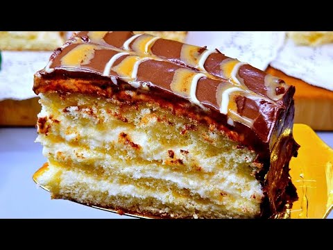 Я ИСКАЛА ЕГО ВСЕ ЖИЗНЬ!!Даже МЕСИТЬ НЕ НУЖНО!Лучший РЕЦЕПТ .ВОЗДУШНЫЙ И СОЧНЫЙ.