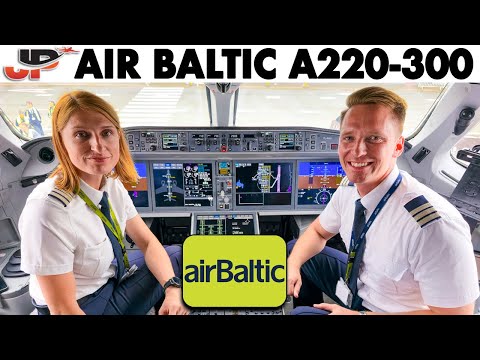 Flying the 100th Airbus A220 to Greece with Air Baltic