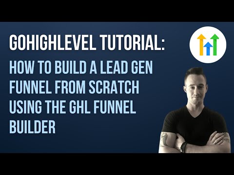 ✅GoHighLevel Tutorial✅ Build A Lead Gen Funnel From Scratch Using The GoHighLevel Funnel Builder