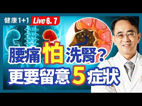 一簡單方法可排出腎結石!愛吃的食物竟是傷腎殺手,增洗腎風險;這些症狀是洗腎前兆。|(2023.06.07)健康1+1 · 直播