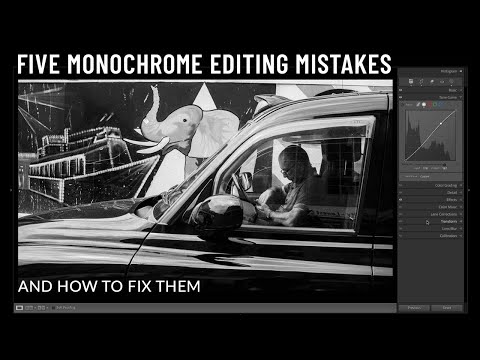 Five black-and-white editing mistakes and how to fix them