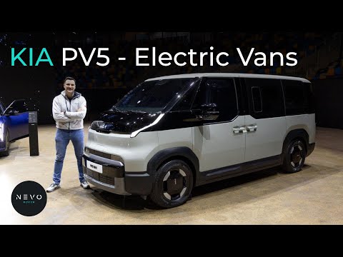 Kia PV5 -  Electric Panel Van, Crew-Cab, Passenger and WAV (Wheelchair Accessible Vehicle) 1st Look