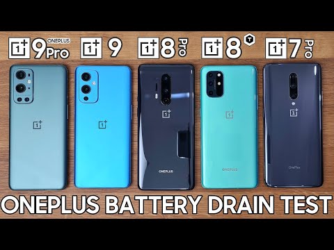 EXTREME ONEPLUS BATTERY DRAIN - OnePlus 9 Pro vs OnePlus 9 / OnePlus 8 Pro / OnePlus 8T / 7 Pro