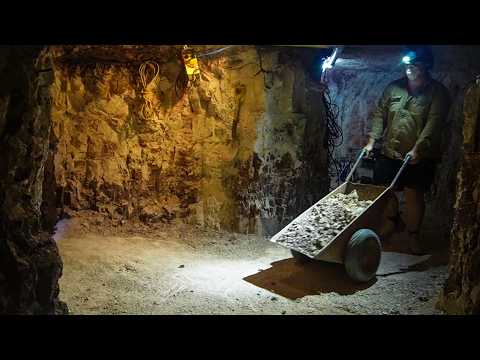 Insane Opal Found Using Mine Cart And Jackhammer Underground!