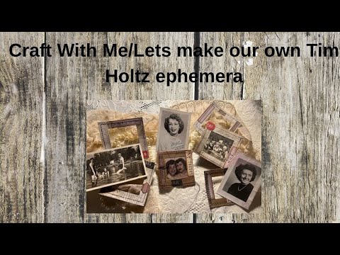 CRAFT WITH ME/ MAKING OUR OWN/#timholtz LAYERED FRAMES