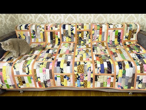 How I Turned Over 500 Scraps into a Beautiful Blanket in 2 Days