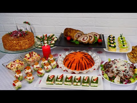 MENU FOR CHRISTMAS AND NEW YEAR 2026🎄🌟WE PREPARE SALADS, APPETIZERS, CAKES AND HOT DISHES