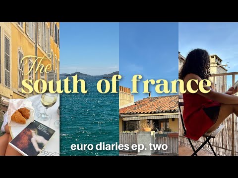 summer in marseille ☀️📹 beach days, the old port & summer reading