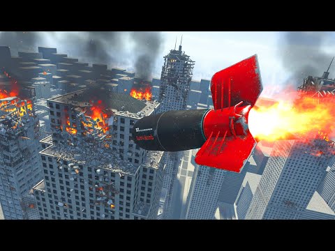 Testing Every Dangerous NUCLEAR Bomb in a City in GMod!
