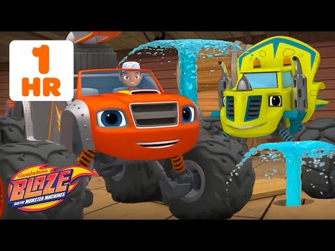 Blaze & Zeg's Monster Machine Missions and Rescues! ❤️💚 w/ AJ | Blaze and the Monster Machines