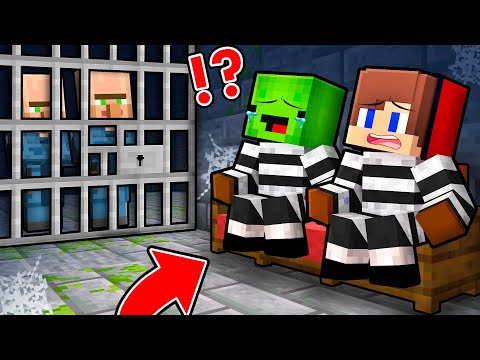 Mikey and JJ Escaping Hardest Prison in Minecraft (Maizen)