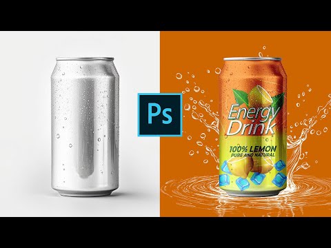 Create Realistic Tin Can Mockup in Photoshop | Step-by-Step Tutorial
