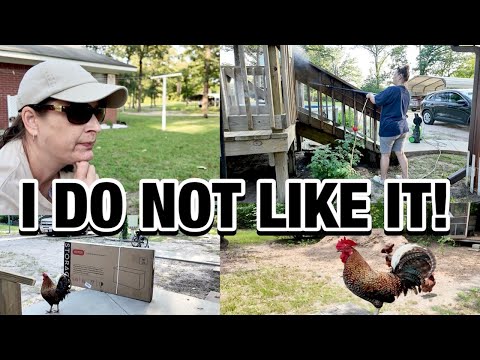 Deck refresh! Outdoor project gone wrong! Pressure washing • New deck box • faux florals OUTDOORS?