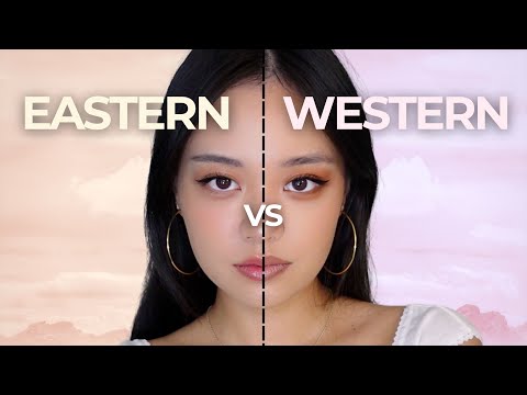 WESTERN VS ASIAN STYLE MAKEUP (Products + Tutorial)