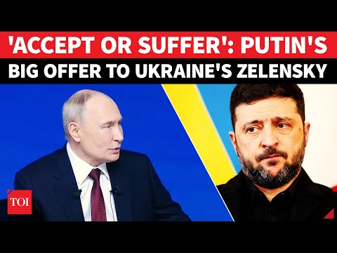 Putin Drops 'UNEXPECTED' Offer For Ukraine If Zelensky Does This; 'Russia Will Cease...' | Watch