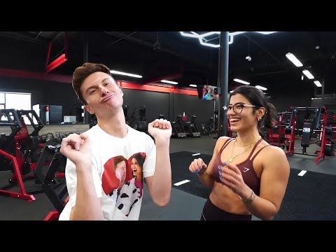 Trevor Wallace rizzing up Sara Saffari for nearly 15 minutes