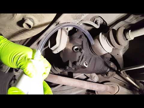 Mercedes W123 Rear differential oil service