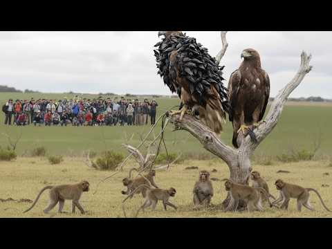 他们把两只角雕放到一个满是猴子的岛上——发生的事情让科学家们感到震惊
