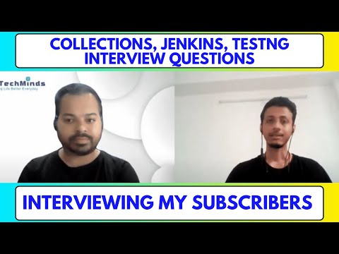 Automation Testing Live Interview for 2 to 4 YOE | Questions on TestNG, Collection , Jenkins