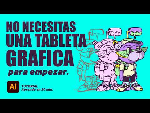Aprende a vectorizar tus ilustraciones en Illustrator en 20 min -Tutorial principiantes