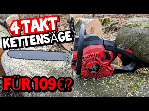 4-Stroke Chainsaw Tested! | Cheap Alternative or Junk? | Scheppach 4T | Mr. Moto