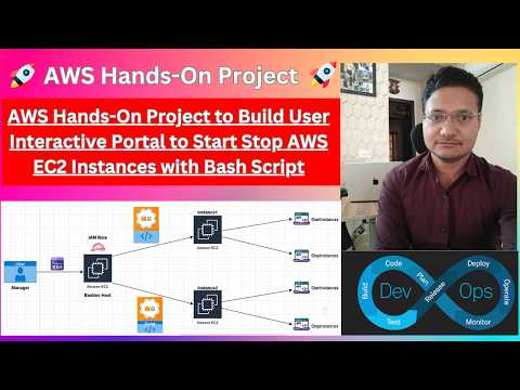 AWS Hands-On Project to Build User Interactive Portal to Start Stop AWS EC2 Instances