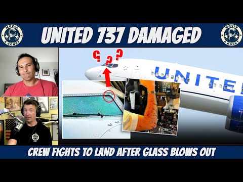 United 737 MAX Diverts Mid-Flight — Cracked Windshield at 36,000 Feet!