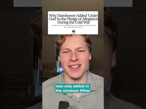 America has always been "One Nation Under God"?