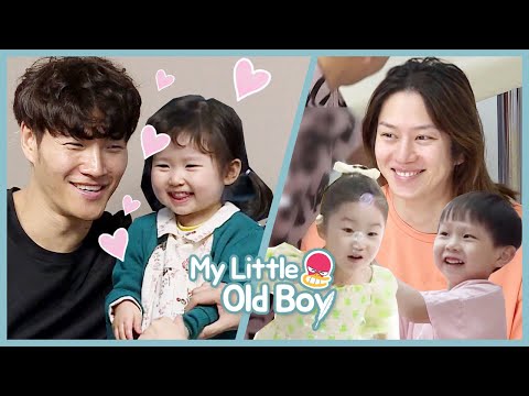 Kim Hee Chul vs. Kim Jong Kook: who's gonna be the sweetest Dad? [My Little Old Boy]