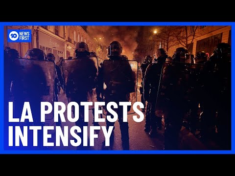 Clashes Erupt in Los Angeles as Protests Over Immigration Raids Intensify | 10 News First