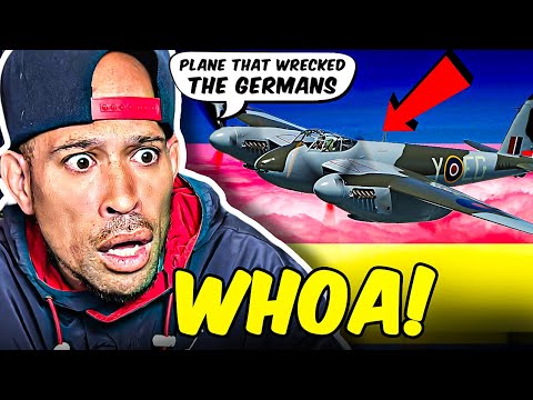 THIS Wooden Plane WRECKED the Germans,, DH-98 Mosquito! I just got a HISTORY lesson... WHOA