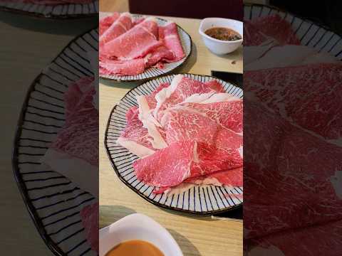【日式和牛🥩】$149抵食自助午餐 | 牛陣和牛火鍋｜ 任食多款火鍋配料和雪糕 ｜ 大大碟和牛｜ 價錢優惠 ｜香港美食｜ 香港旅遊 #hkfood #hkfoodies #hkfoodie