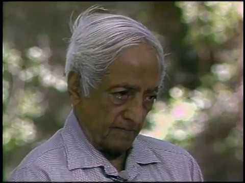 On fears and escapes | J. Krishnamurti