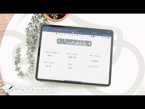✏️ Guide to using Scribble in Goodnotes | convert handwriting to text