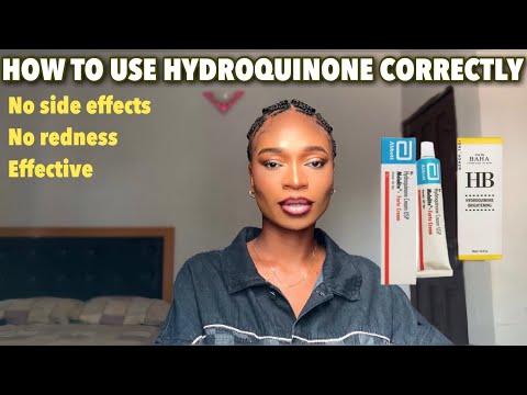 Hydroquinone? The best skincare lightening ingredient that works. How to use hydroquinone correctly.