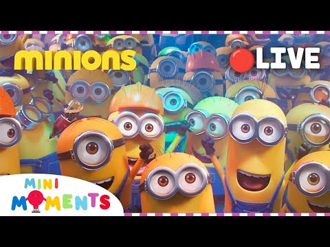 LIVE π΄ ULTIMATE MINIONS MARATHON πβ οΈπ Funny and Silly Minions Movie Clips | Mini Moments