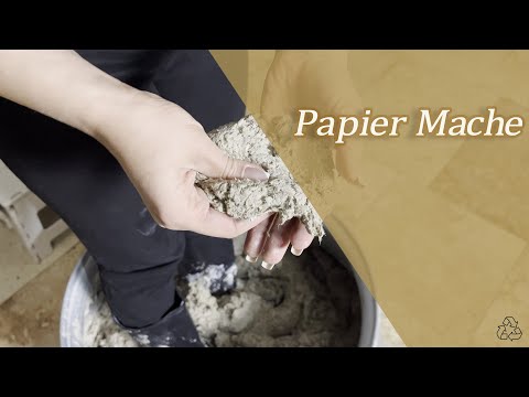 How to Make Professional Papier-Mâché Dough from Egg Cartons | Easy DIY Craft Tutorial
