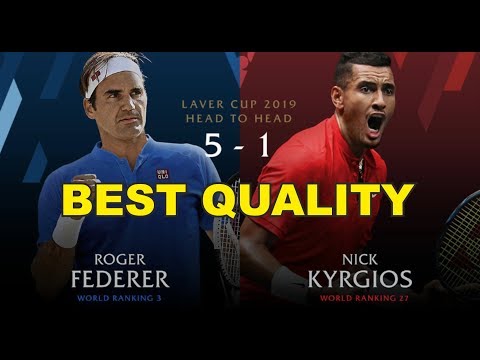 Federer v Kyrgios | Laver Cup 2019 FULL MATCH 6 | 50 FPS HD