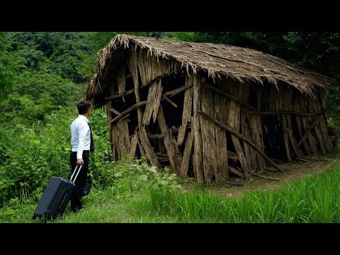 Chef leaves the city for the forest – Builds his own farm & Cooks delicious dishes from nature