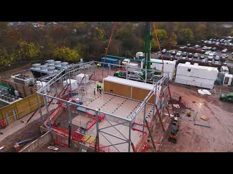 Isambard-AI: Timelapse of Modular Data Centre installation