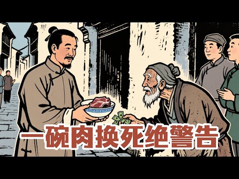 好心送給乞丐一碗肉 乞丐卻說 快搬家 小心死絕無人埋