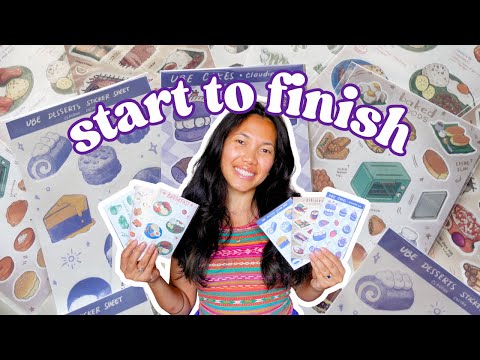 How I Make STICKER SHEETS! Silhouette Cameo 4 + Procreate