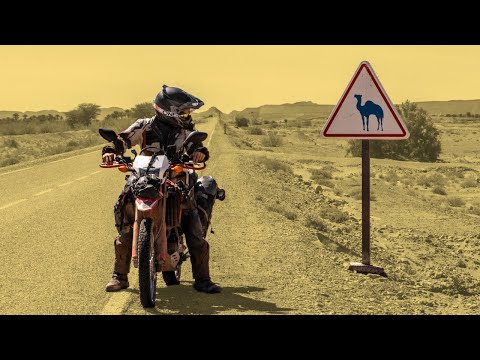 Germany to Africa on a 25hp motorcycle  - Full Documentary