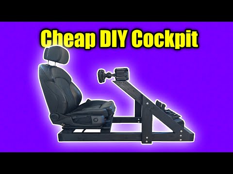 DIY Sim Racing Cockpit for Under $100- Simple Budget Build