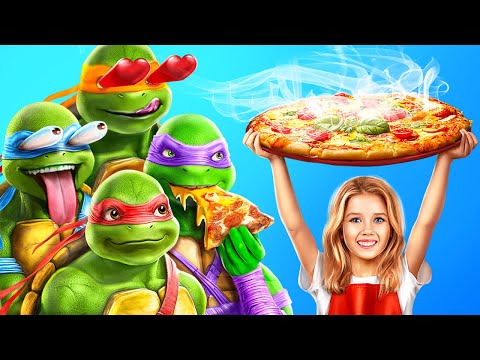 I Was Adopted by Ninja Turtles! Teenage Mutant Ninja Turtles in Real Life!