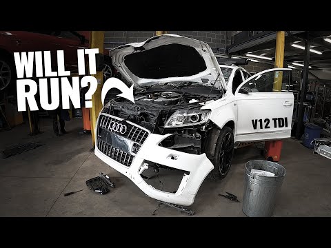 Audi Q7 6.0 V12 TDI Tear Down! - WILL IT RUN?