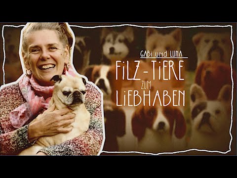 Gabi gestaltet Hunde-Porträts aus Filz 🐕🐶🐩