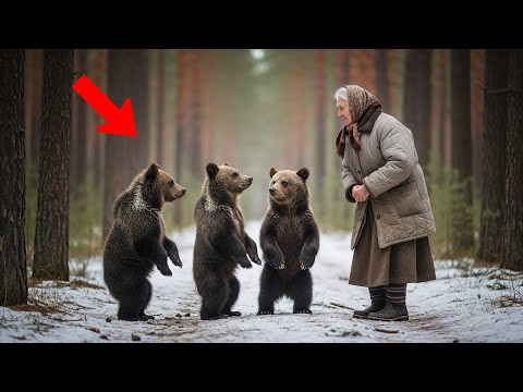 Медвежата умоляли пожилую женщину о помощи — то, что она увидела, потрясло всех