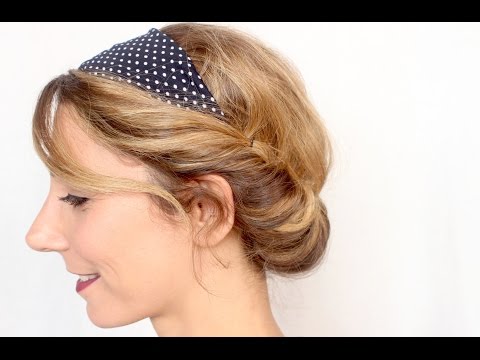 Coiffure : Rouleau bohême et headband en 3 min ✨ Marion Blush