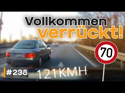 120 at 70, wrong-way driver and dog run on country road | #GERMAN #DASHCAM | #238